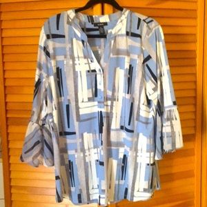 Alfani bell sleeve blouse